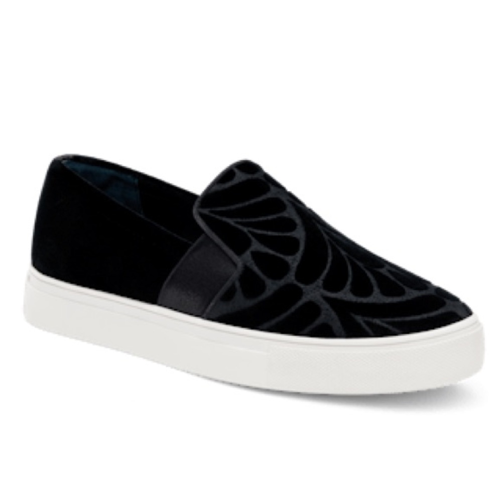 BIRDIES The Swift Black Velvet Sneakers (8.5)